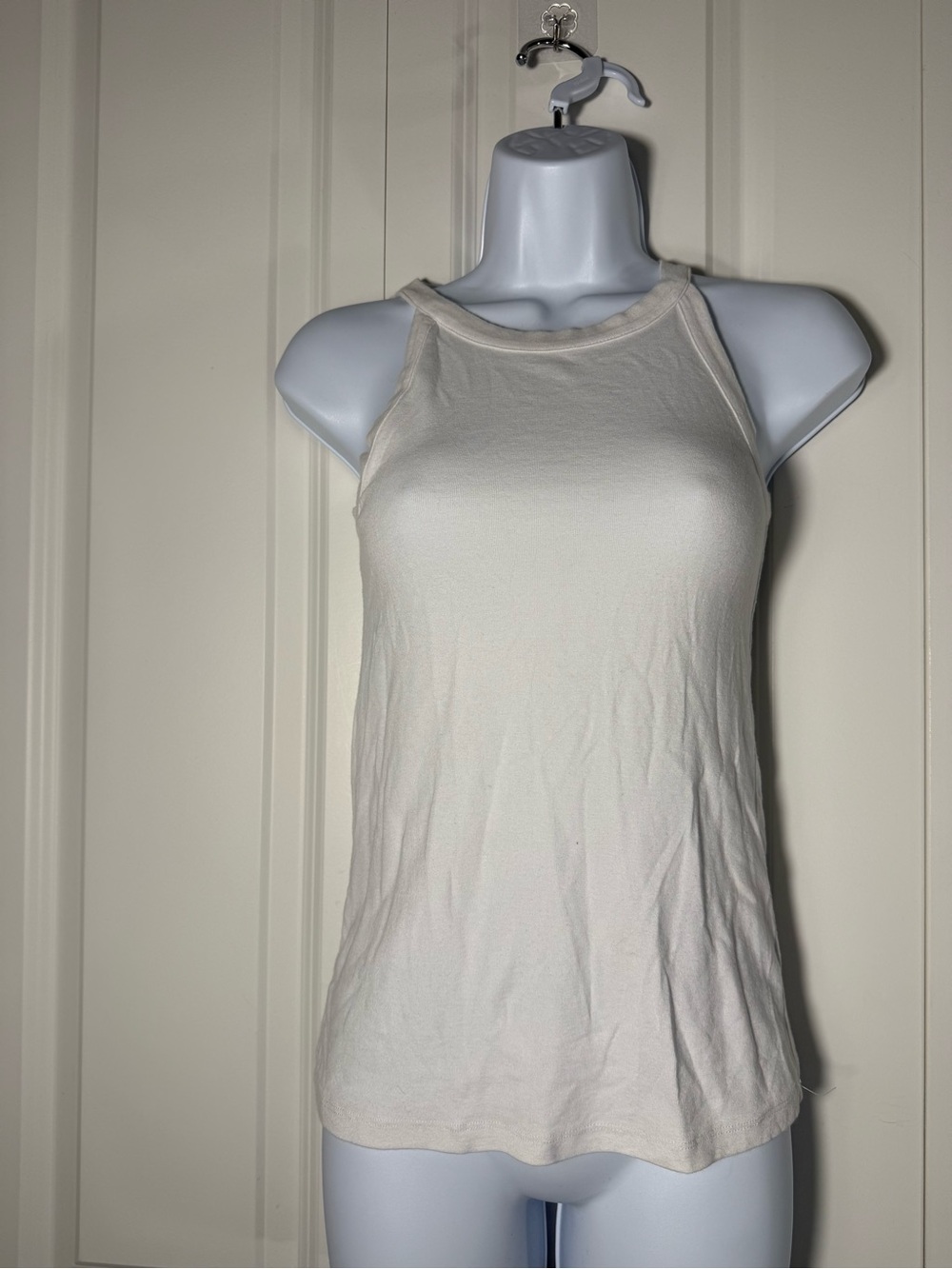 Cynthia Rowley White High-Neck Tank Top - Picture 3 of 5